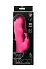 Розовый вибратор с клиторальным стимулятором Dream Toys PURRFECT SILICONE DELUXE RABBIT 21297 (19 см)