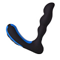 Массажёр простаты чёрно-синего цвета Erotist Second 541302