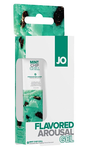 Стимулирующий клиторальный гель со вкусом мятного шоколада System JO Mint Chip Chill JO49039
