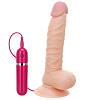 Телесный вибратор-реалистик на присоске NMC G-GIRL STYLE 8INCH VIBRATING DONG 111635 (20,3 см)