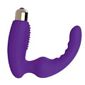 Фиолетовый вибростимулятор простаты с изогнутым кончиком Bior toys ST-40137-5