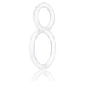 Прозрачное двухпетельное кольцо Screaming O Ofinity OFY-C-101