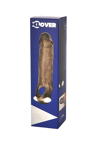 Закрытая дымчатая насадка с подхватом ToyFa XLover 748026