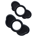Набор из двух чёрных эрекционных колец 709032