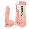 Фаллоимитатор-реалистик телесного цвета с мошонкой Bior toys Erowoman ER-30061