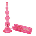 Розовая анальная виброёлочка с выносным пультом Seven Creations 2K393CPR BCD GP (22,9 см)