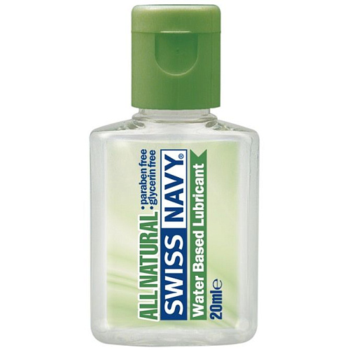 Гипоаллергенный лубрикант Swiss navy All Natural Water Base Lubricant SNAN20ML (20 мл)