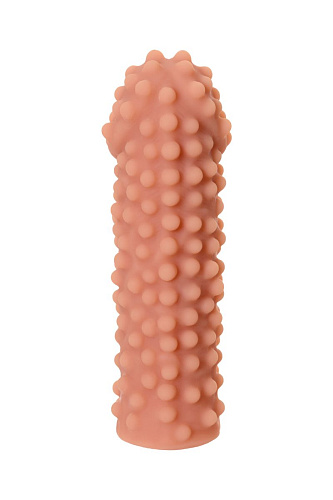 Телесная насадка на фаллос с бугорками KOKOS Extreme Sleeve 010 S-size ES.010-S (14,7 см)
