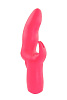Розовый вибратор со стимулятором клитора NMC MATES FANTASY RECHARGE VIBRATOR 111838 (17 см)
