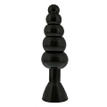Чёрная анальная ёлочка на ножке NMC BENDABLE BUTT RATTLER 110372 (20,3 см)