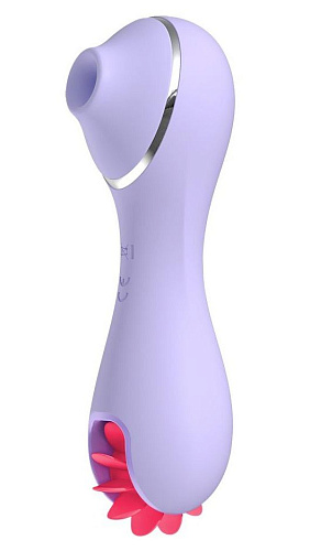 Сиреневый двусторонний клиторальный стимулятор Otouch PET 6119000003