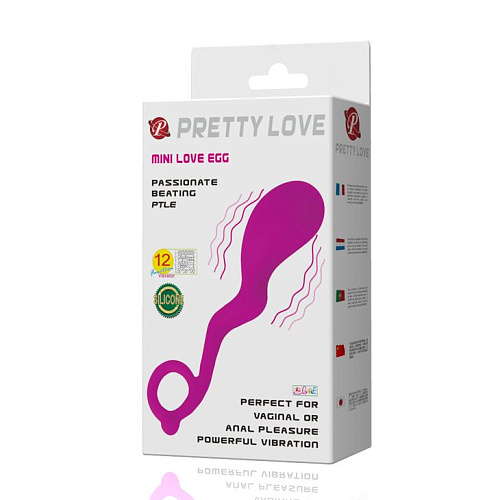 Лиловый вибростимулятор Baile Mini Love Egg BI-014216 (15,5 см)