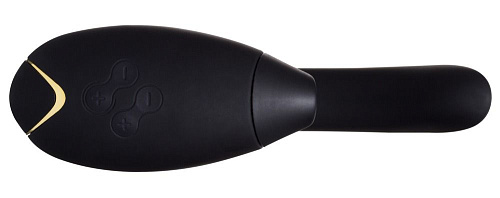 Чёрный стимулятор 2-в-1 для женщин Womanizer InsideOut 0592595