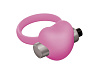 Розовое эрекционное виброкольцо Lola toys Emotions Heartbeat Light pink  4006-02Lola
