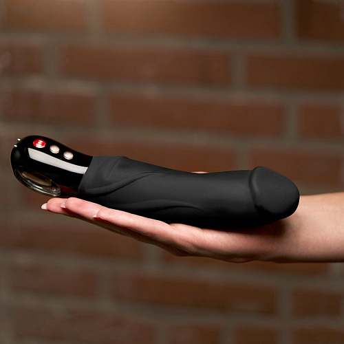 Чёрный вибратор Fun Factory Big Boss Black Line 1121808 (23,5 см)