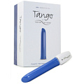 Синий перезаряжаемый вибратор We-vibe Tango Blue USB rechargeable WV011-14USB (9 см)
