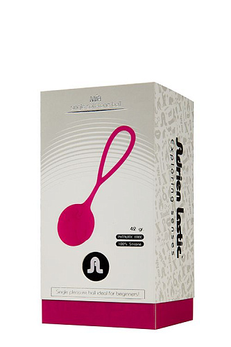 Ярко-розовый вагинальный шарик Adrien Lastic Geisha Ball Mia 40551