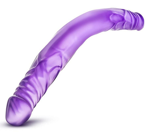 Фиолетовый двусторонний фаллоимитатор Blush Novelties 14 Inch Double Dildo BL-29751 (35 см)