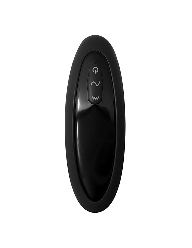 Чёрный вибромассажёр простаты Pipedream P-Motion Massager PD4772-23 (15,2 см)