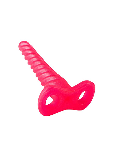 Спиралевидный гелевый плаг розового цвета LOVETOY (А-Полимер) 435300 (15 см)