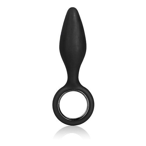 Чёрная анальная пробка California Exotic Novelties Booty Call Booty Slider SE-0394-25-2 (10,3 см)