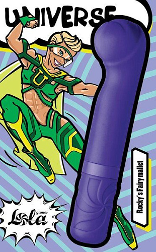 Синий мини-вибратор Lola toys Rocky’s Fairy Mallet 9601-01lola (14,7 см)