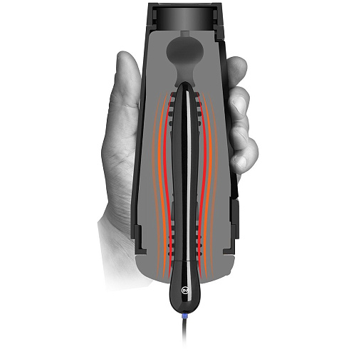 Аксессуар для нагрева мастурбаторов чёрного цвета Doc Johnson Main Squeeze Warming Accessory 5204-01-BX