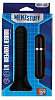 Чёрный ребристый вибратор Dream Toys RIBBED TORPEDO 20719 (15 см)