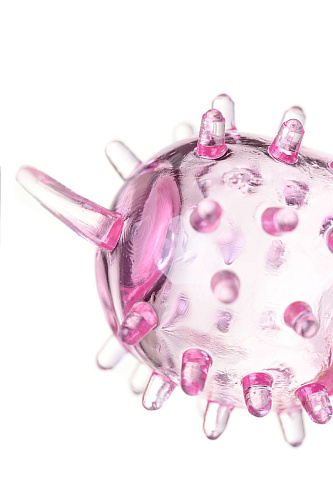 Набор из 3 розовых насадок на палец ToyFa 888020