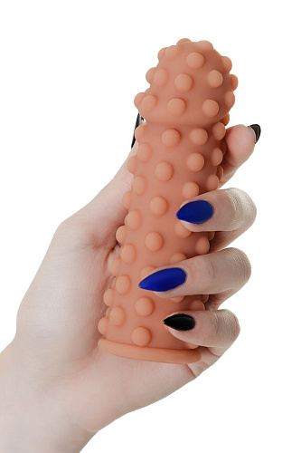 Насадка на фаллос телесного цвета с бугорками по поверхности KOKOS Extreme Sleeve 002 ES.002-S (12,7 см)