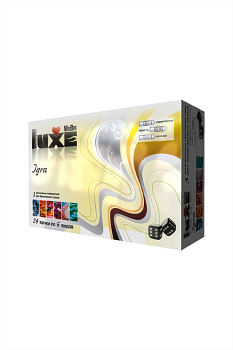 Презервативы Luxe Mini Box «Игра» 685 (24 упаковки × 3 шт)