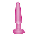 Розовая анальная пробка Pipedream Basix Rubber Beginners PD4267-11 (10,9 см)