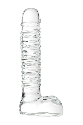 Стеклянный прозрачный фаллоимитатор Sexus Sexus Glass 912297