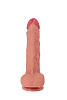 Телесный реалистичный фаллоимитатор Real Dual Layer RDS10022 (23 см)