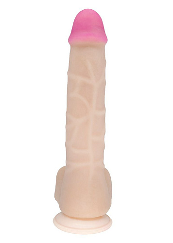 Телесный фаллоимитатор на присоске LOVETOY (А-Полимер) ANDROID Collection-II 552403 (23 см)
