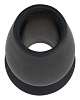Чёрная анальная пробка с тоннелем Orion Lust Tunnel Plug S 05311970000 (7,5 см)