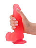 Розовый гелевый дилдо на присоске LOVETOY (А-Полимер) 211600 (16,5 см)
