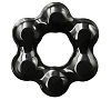 Черное эрекционное кольцо NS Novelties Spinner Ring NSN-1111-53