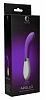 Фиолетовый вибратор для точки G или простаты Shots Media BV Apollo LUNA012PUR (20 см)