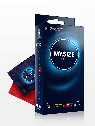 Прозрачные презервативы R S GmbH MY.SIZE №10 (10 шт, размер 60)