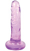 Фиолетовый фаллоимитатор XR Brands Slim Stick Dildo AF798-Grape (15,2 см)