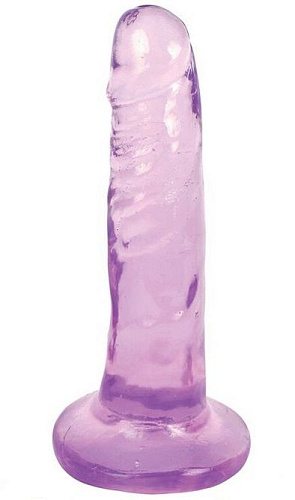 Фиолетовый фаллоимитатор XR Brands Slim Stick Dildo AF798-Grape (15,2 см)