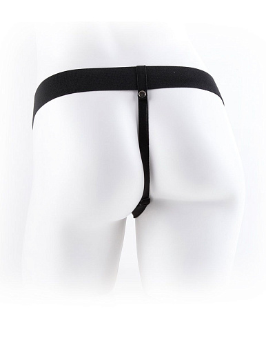 Фаллопротез телесного цвета Pipedream Hollow Strap-On PD3375-21