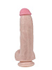 Телесный реалистичный фаллоимитатор с мошонкой Real RP10008 (23 см)