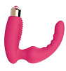 Розовый вибростумулятор простаты с изогнутым кончиком Bior toys ST-40137-16