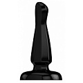 Чёрный анальный стимулятор Shots Media BV Bottom Line 6 Model 3 Rubber Black BTM011BLK (15,5 см)