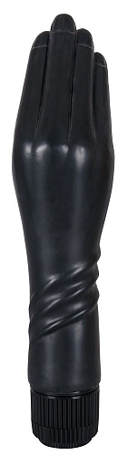 Чёрный вибромассажёр-рука для фистинга Orion 0578487 (25 см)