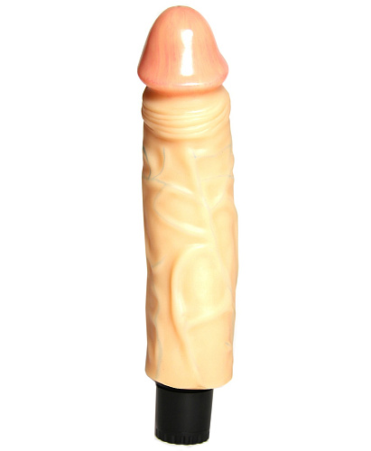 Вибромассажёр-реалистик в коробке телесного цвета Сумерки богов №18 202-18 BX SB (18,5 см)