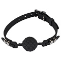 Чёрный силиконовый рельефный кляп Orion Silicone Ball Gag 24926601001