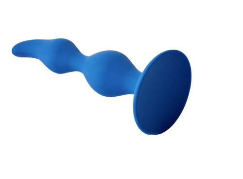 Синяя анальная пробка Le Frivole Vesta 05518 (12,5 см)